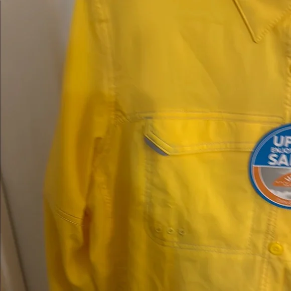 Columbia WOMENS XL Yellow Long Sleeve Shirt:  BRAND NEW - Picture 5 of 8